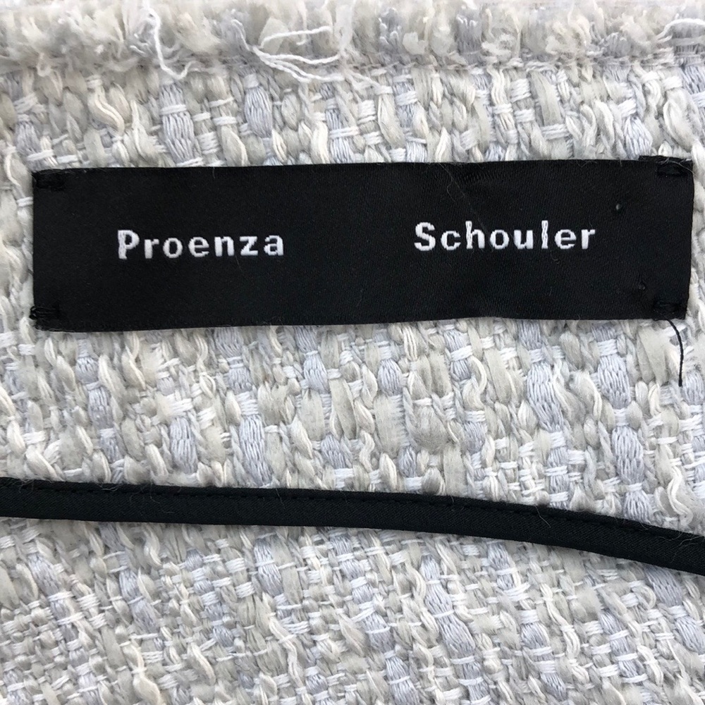 Proenza Schouler Tweed Off The Shoulder Dress - Picture 8 of 10